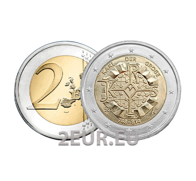 Saksa 2 euroa UNC 2023 - 1275 vuotta Kaarle Suuren syntymästä  - A - Berliini