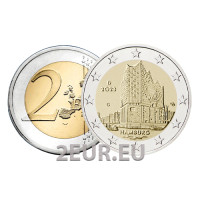 Saksa 2 euroa UNC 2023 - Hampuri - Elbphilharmonie - G - Karlsruhe