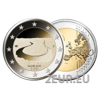 Saksa 2 euroa UNC 2025 - SAARMAA - A
