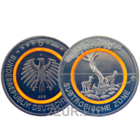 Saksa 5 euron UNC 2018 - Subtrooppinen ilmastovyöhyke - G - Karlsruhe