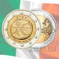 Irlanti 2 euroa UNC 2009 - 10 vuotta euroa