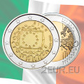 Irlanti 2 euron UNC 2015 - EU:n lipun 30-vuotispäivä