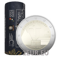 Italia 2 euron UNC rulla 2024 - 250 vuotta talousvartiosta