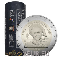 Italia 2 euron UNC rulla 2024 - Rita Levi-Montalcini