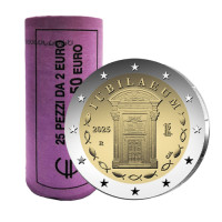 Italia 2 euron UNC roll 2025 - Juhlavuosi 2025