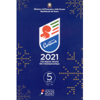 Italia 5 euron hopea BU 2021 - ALPPIEN MAAILMANMESTARI