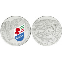 Italia 5 euron hopea BU 2021 - ALPPIEN MAAILMANMESTARI