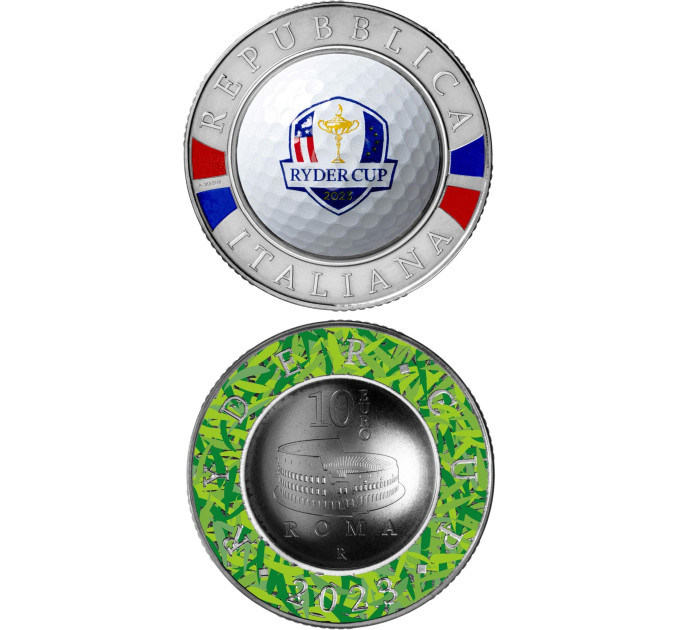Italia 5 euron hopea BU 2023 - Ryder Cup - Rooma