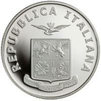 Italia 5 euron hopea PROOF 2023 - Italian ilmavoimien satavuotisjuhla