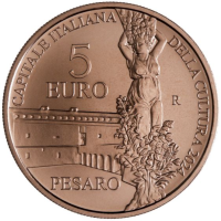 ITALIA 5 EURO BU 2024 - Italian kulttuuripääkaupungit - PESARO