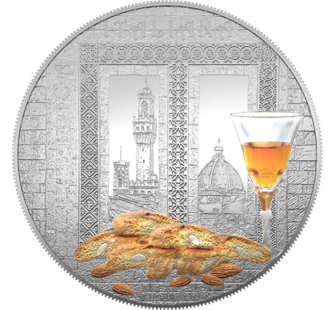 ITALIA 5 EURO BU 2024 - Italialainen ruoka- ja viinikulttuuri - Vinsanto ja Cantucci – Toscana
