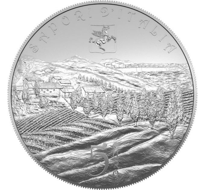 ITALIA 5 EURO BU 2024 - Italialainen ruoka- ja viinikulttuuri - Vinsanto ja Cantucci – Toscana