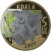 Italia 5 euroa 2024 - Uhanalaiset eläimet - Koala
