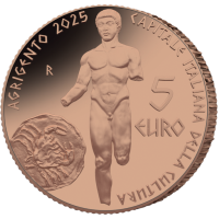 ITALIA 5 EURO BU 2025 - Italian kulttuuripääkaupungit - Agrigento