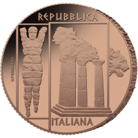 ITALIA 5 EURO BU 2025 - Italian kulttuuripääkaupungit - Agrigento
