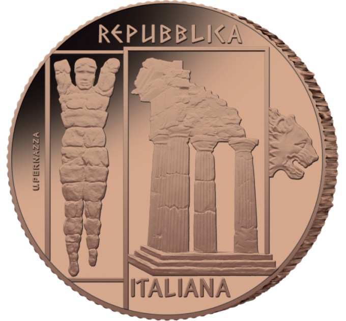 ITALIA 5 EURO BU 2025 - Italian kulttuuripääkaupungit - Agrigento