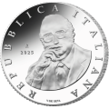 Italia 5 euroa Proof 2025 - 100 vuotta Giovanni Spadolinin syntymästä