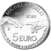 Italia 5 euron hopea BU 2025 - Michelangelon syntymän 550-vuotisjuhla