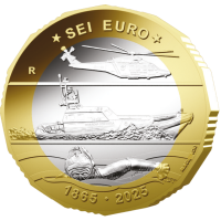 ITALIA 6 EURO BU 2025 - Satamaviranomaisen 160-vuotisjuhla - Rannikkovartiosto