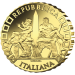 Italia 10 euron kultaa PROOF 2025 - Italian suihkulähteet - Fontana dei Quattro Fiumi - Roma