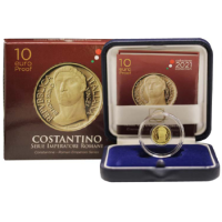 Italia 10 euron kultaa PROOF 2021 - Sarja Rooman keisarit - Costantino