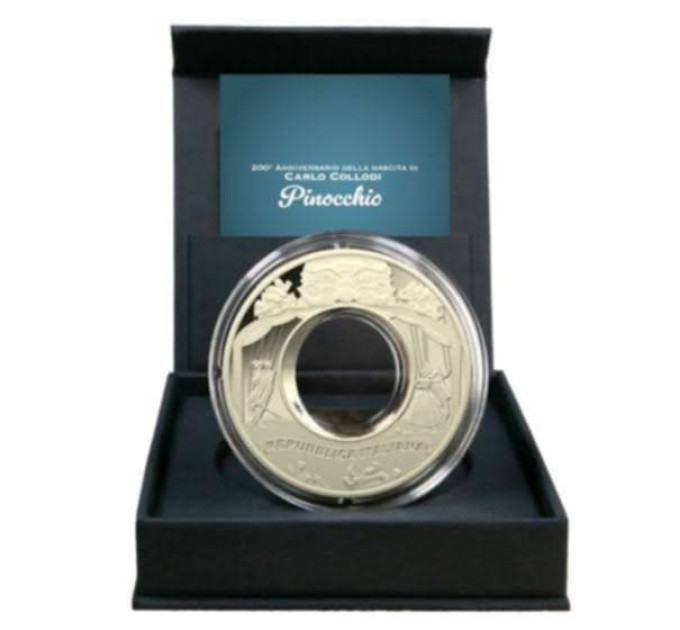 Italia 10 euro Proof 2026 - Carlo Collodin syntymän 200-vuotisjuhla