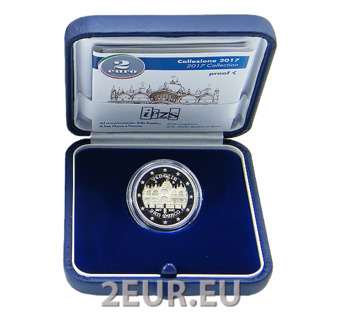 Italian 2 euron proof 2017 - 400 vuotta Pyhän Markuksen basilikan valmistumisesta