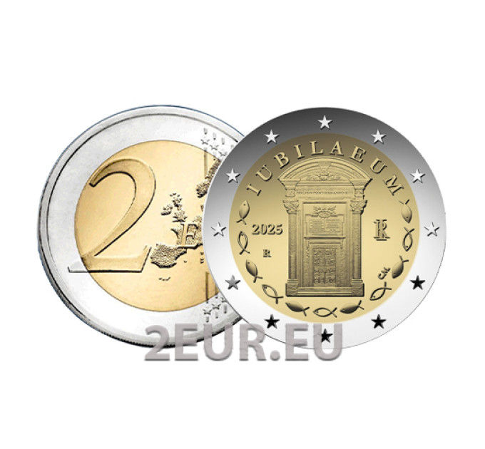 Italia 2 euron UNC 2025 - Juhlavuosi 2025