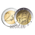 Italia 2 euron UNC 2025 - Amerigo Vespucci -laivan matka