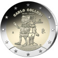 Italia 2 euron UNC 2026 - Carlo Collodin syntymän 200-vuotisjuhla