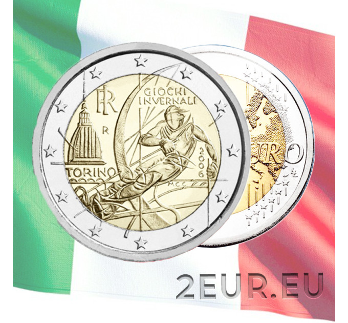 Italia 2 euron UNC 2006 - Torinon talviolympialaiset