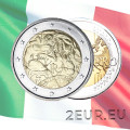 Italia 2 euron UNC 2008 - Ihmisoikeuksien julistus