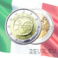 Italia 2 euron UNC 2009 - 10 vuoden euro