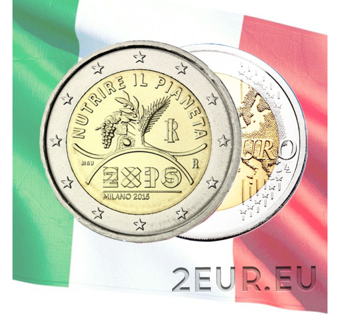 Italia 2 euron UNC 2015 - EXPO Milano