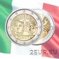 Italia 2 euron UNC 2016 - 2200 vuotta Titus Maccio Plautuksen kuolemasta