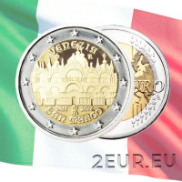 Italia 2 euron UNC 2017 - 400 vuotta Pyhän Markuksen kirkon valmistumisesta
