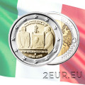Italia 2 euron UNC 2018 - Italian tasavallan 70-vuotias perustuslaki