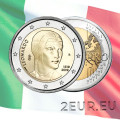 Italia 2 euron UNC 2019 - Leonardo da Vincin 500-vuotisjuhla