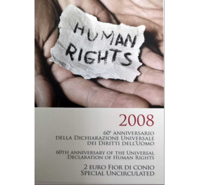 Italia 2 euron BU 2008 - IHMISOIKEUDET