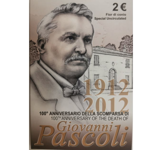 Italia 2 euron BU 2012 - 100 VUOTTA GIOVANNI PASCOLIN KUOLEMASTA