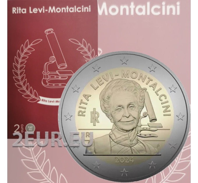 Italia 2 euron BU 2024 - Rita Levi-Montalcini
