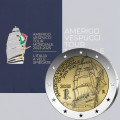 Italia 2 euron BU 2025 - Amerigo Vespucci -laivan matka