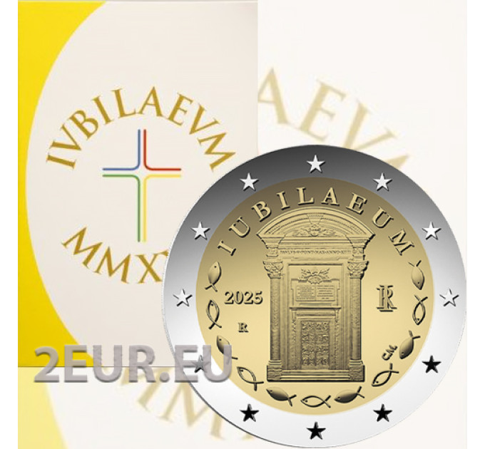 Italia 2 euron BU 2025 - Juhlavuosi 2025