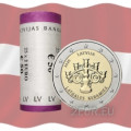 Latvia 2 euroa UNC rullaa 2020 - Latgalilainen keramiikka
