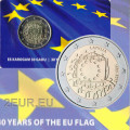 Latvia 2 euroa BU 2015 - 30 vuotta EU:n lippua  