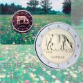 Latvia 2 euroa BU 2016 - Maidonviljely - Lehmä  