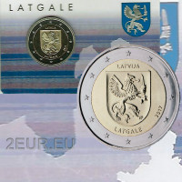 Latvia 2 euroa BU 2017 - Latgale  