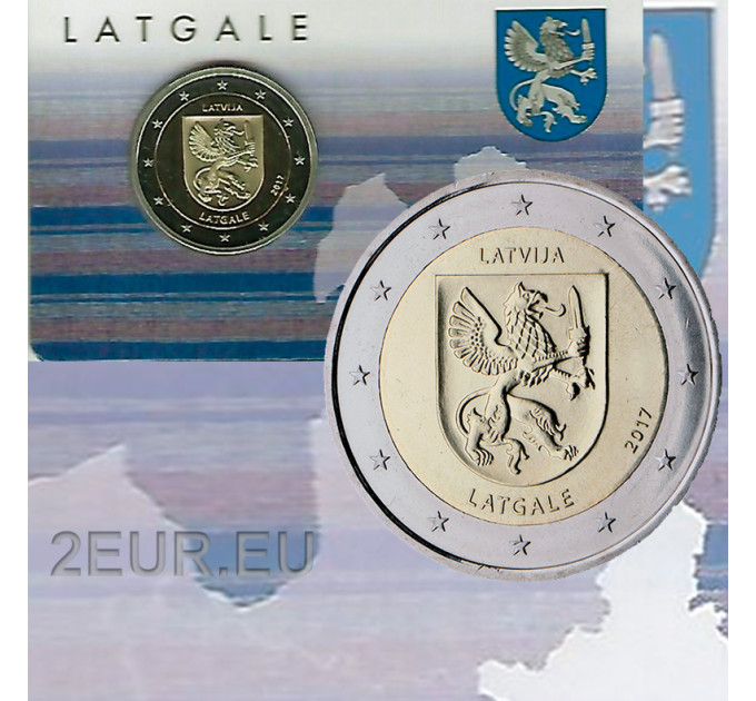 Latvia 2 euroa BU 2017 - Latgale  