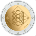 Latvia 2 euroa UNC 2024 - Puzuris