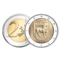 Latvia 2 euroa UNC 2025 - Sēlija